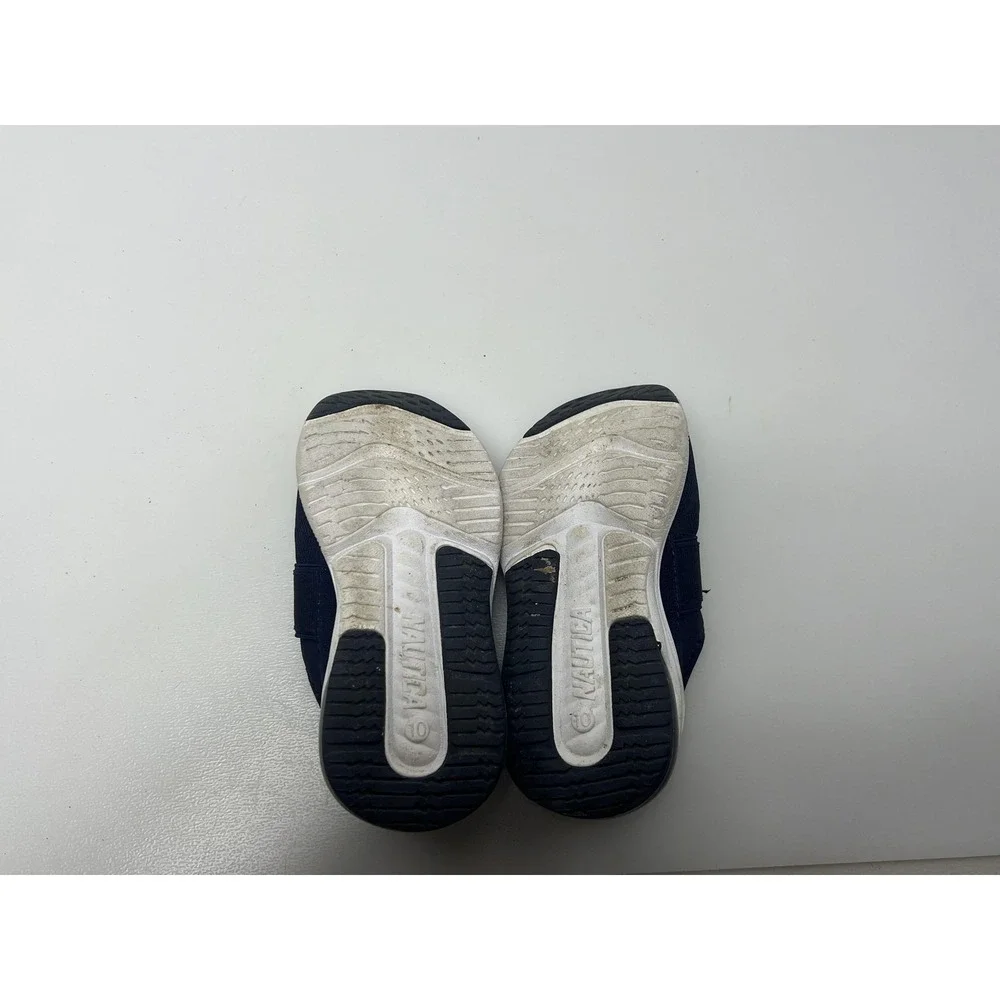 Nautica‎ Neave Sport Tera Shoes Kids Size 10 Navy Mesh Slip On Comfort Sneakers